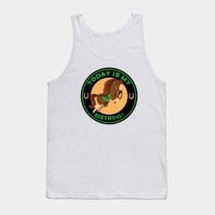 Today Is My Birthday Horse Tank Top